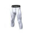 thumbnail image 1 of Men Compression Shorts 3/4 Cropped Pants Gym Clothes Base Layers Running Tights, 1 of 2