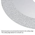 thumbnail image 4 of Uxcell 100mm x 15mm Vacuum Brazed Diamond Tile Cutting Disc Cut-Off Wheel 2 Pack, 4 of 5