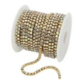 thumbnail image 1 of 10 Meters Rhinestone Trim For Household, Colorful Rhinestone Close Chain Trim With 1 X Rhinestone Trim Replacement For Rhinestone Trim For Shoe Decorations, 1 of 8