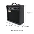 thumbnail image 3 of Amplificador para guitarra eléctrica Demusea 20W Pro Black Portable, 3 of 6