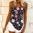 thumbnail image 4 of Tank Top for Women Loose Fit Summer Spaghetti Straps Cami Top Basic Scoop Neck Adjustable Cute Sleeveless Shirts, 4 of 6