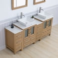 thumbnail image 4 of Vanity Art 72" Double Sink Freestanding Bathroom Vanity Set with Engineered Marble Top and Mirror, 4 of 10
