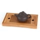 thumbnail image 1 of Bandeja De Té De Bambú 10.6 Pulgadas Tee Tablett Holz Pequeña Mesa China Gongfu Que Sirve Para La Oficina En El Hogar Casa De Té De Regalo Servir Comida Café O Con, 1 of 7