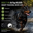 thumbnail image 2 of Waterproof AirTag Dog Collar, Military Tactical Collar with AirTag Holder, Comfortable Control Handle & Metal Buckle, GPS Dog Collar Holder for Medium to Large Dogs, 2 of 7