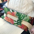 thumbnail image 3 of Hawaiian Beach Resort Design Breast Surgery Pillow - Plush Seatbelt Pressure Reliever - Jungle Leaves & Hibiscus Recovery Cushion, 3 of 5