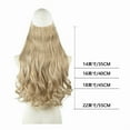 thumbnail image 2 of Nvzi wavy curly wig, 22 inch heat-resistant synthetic headband wig, adjustable wig, no clip headband, invisible metal wire adjustable wig, style 03, 1 piece, 2 of 2
