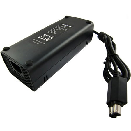 Rocksoul AC Power Adapter for Xbox 360, Black