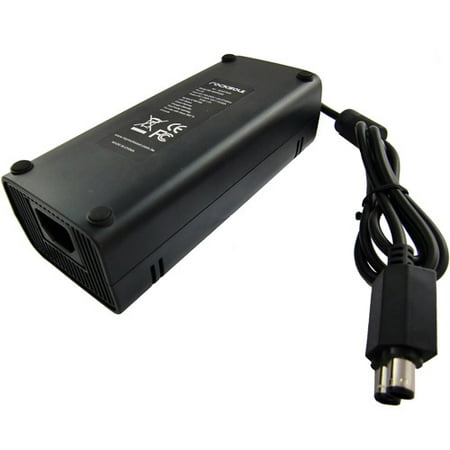 ROCKSOUL AC Power Adapter for Xbox 360, Black