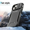 thumbnail image 5 of Dteck Case for iPhone 15 Plus,Shockproof TPU+PC Armor Case Slide Lens Protection Cover for iPhone 15 Plus,Black, 5 of 7
