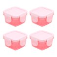 thumbnail image 2 of Visland 4PCS Mini Bento Snack Boxes - Reusable Food Containers Mini Square Fresh-Keeping Box 60ML, 2 of 7