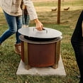 thumbnail image 4 of Breeo X Series Lid 19 (22.5 Inch) - Stainless Steel Fire Pit Lid - Keep Rain Debris & Elements Outside the Fire Pit - Durable Fire Pit Cover - Firepit Cover Lid - USA Made - Bonfire Accessories, 4 of 7