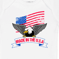 thumbnail image 4 of Inktastic American Flag Made in the USA with Bald Eagle Boys or Girls Baby Bodysuit, 4 of 5
