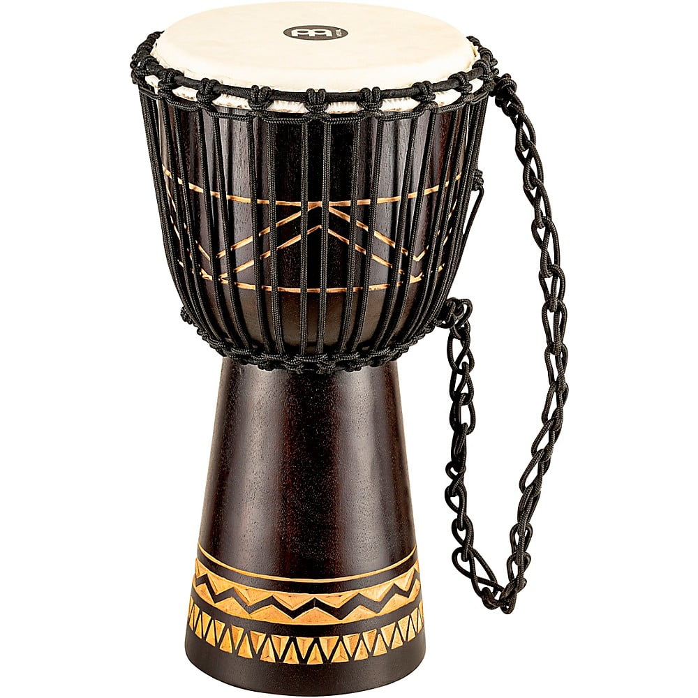 Pioneer Carved Mahogany Djembe