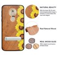 thumbnail image 7 of Labanema Motorola Moto G7 Play Case, Motorola Moto G7 Play Cover with Metal Kickstand, Natural Wood TPU Cover, Anti Scratch Case for Motorola Moto G7 Play (Sunflower), 7 of 7