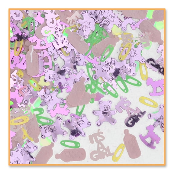 It's A Girl Confetti (Pack of 6)