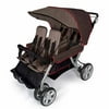 Foundations LX4 4-Passenger Quad Stroller, Earthscape