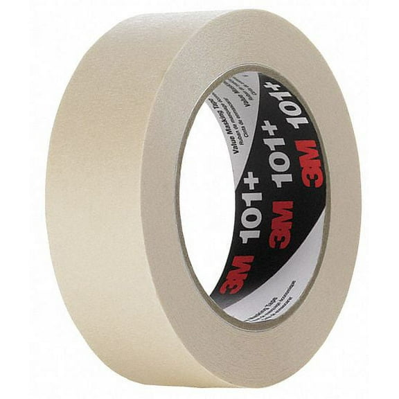 3M T939101 4 in. x 60 yards 101 Plus Masking Tape, Tan - Case of 8