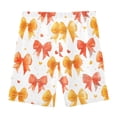 thumbnail image 4 of joogoo Orange Bows Girls Lined Shorts Bike Dance Bottoms 5T, 4 of 7
