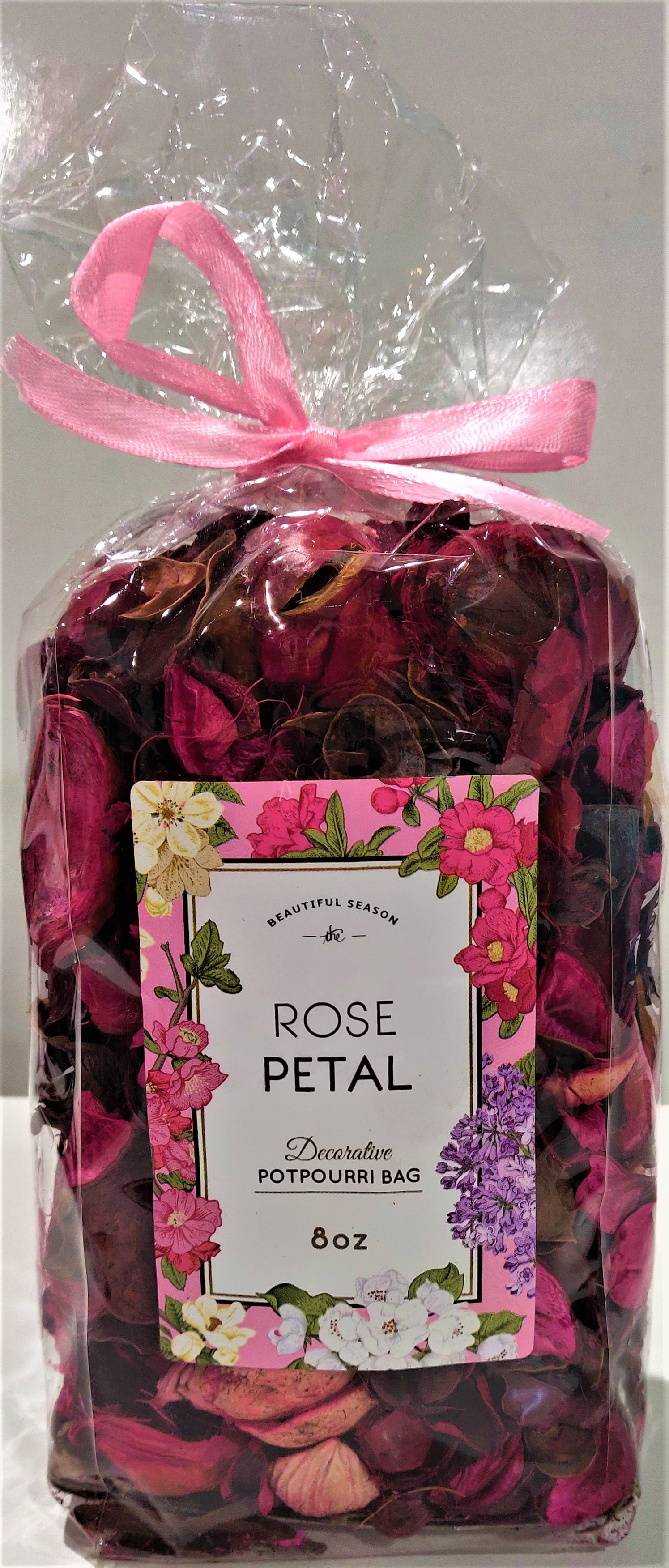 Decorative Potpourri Bag 8oz Rose Petal