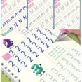 thumbnail image 4 of Cuadernos de escritura a mano reutilizables con ranuras, cuaderno reutilizable, cuadernos de práctica de escritura para preescolares, diseño de plantilla con ranuras y ayuda para practicar la, 4 of 7