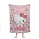 thumbnail image 3 of Manta de gatos KT de dibujos animados Kawaii, Sanrios, Camping, viaje, aire acondicionado de verano, mantas para dormir, manta para siesta de oficina para niños y bebés, 3 of 4
