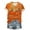QR1-Orange, variant on VKOYWKM Happy Thanksgiving Shirts for Women Fall Tops Pumpkin Graphic Tees Short Sleeve Thankful Blessed T-Shirts Cute Crew Neck Holiday Top Halloween Shirts
