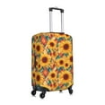 thumbnail image 3 of Balery Luggage Cover Diamond Bohemian Sunflower Print Suitcase Covers for Luggage Elastic Washable Suitcase Protector Fits 18-32 Inch Luggage-Medium, 3 of 9