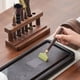 thumbnail image 4 of Juego de Té de Madera para Seis Caballeros con Accesorios y Herramientas de Té Decorativas., 4 of 5