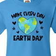 thumbnail image 4 of Inktastic Make Every Day Earth Day with Hearts and Stars Youth T-Shirt, 4 of 5