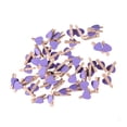 thumbnail image 1 of 50pcs Love Wood Clips Beautiful Small Fixation Clips for Photo Painting (Purple), 1 of 8