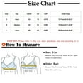thumbnail image 2 of Bigersell Push up Bras for Women Plus Size Clearance 2pc No Show Bras Sets V-Neck Full-Figure Bra Style B-79 Front Buckle Bra Closure Back-Smoothing Wire-Free Bra Pack White L, 2 of 6
