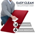 thumbnail image 5 of KANGAROO Anti Fatigue Cushioned Kitchen Floor Mats, Office Desk Standing Mat, 17x24, Red, 5 of 10