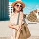thumbnail image 5 of Bolso de playa de paja Fauson Summer para mujer, bolsos de hombro, 5 of 7