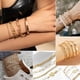 thumbnail image 2 of Juego de pulseras 17IF 25 unidades de cadena dorada para mujer Boho Punk Y2K, 2 of 7