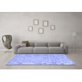 thumbnail image 3 of Ahgly Company Machine Washable Indoor Rectangle Abstract Blue Contemporary Area Rugs, 7' x 10', 3 of 4