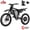 QF200R-D-B-DJM, variant on JECHAM QF200R Off‑Road Electric Dirt Bike for Adults Teens, 4700W peak, 60V 32Ah Battery, 50 MPH Max Speed, 19"Off‑Road Tires, 75 Miles Max Range, UL2849 with bag