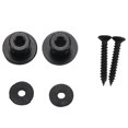 thumbnail image 2 of 10Pcs Cabeza de Botones de Correa de Guitarra Correa para Partes de Bajos de Guitarra Acústica Eléctrica, Negro, 2 of 9