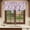 White Light Purple, variant on Abstract Brown Valances for Windows, Decorative Rod Pocket Window Valance Curtains, Retro Country Rustic Street Oil Paint Art Short Curtain Drapes for Kitchen/Living Room, 2 Panels, 42" W x 12" L