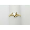 thumbnail image 3 of 2Ct Trillion Cut Lab Created Diamond Women's Engagement Ring Yellow Gold Plated, 3 of 4