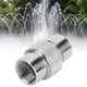 thumbnail image 1 of Conector de fuente, adaptador de fuente de montaje de conector recto de fuente de acero inoxidable Experiencia incomparable, 1 of 9