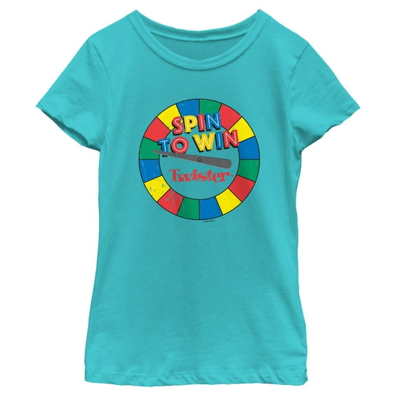 Girl's Twister Spin To Win  Graphic T-Shirt