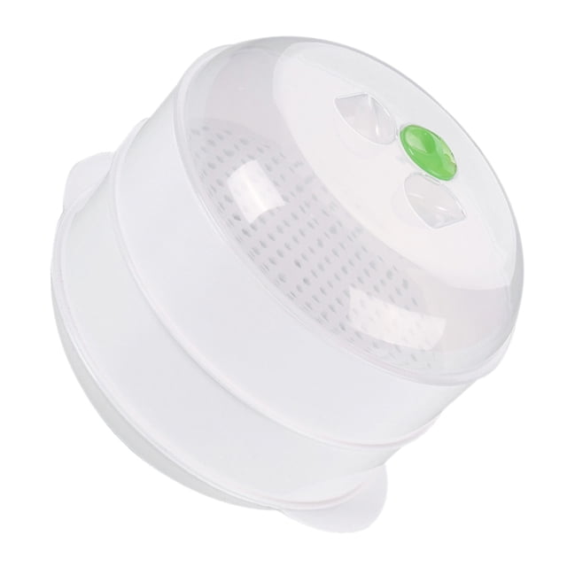 NUOLUX Steamer Para En Microondas Con Antiadherente Y Doble