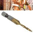 thumbnail image 4 of Combination Tapping Bits, Hex Shank High Speed Steel Tap Drill Bit Set Quick Change  For Wood For Plastic M3,M4,M5,M6,M8,M10, 4 of 8