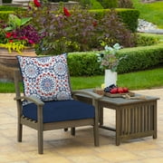 ARDEN Outdoor Deep Seat Cushion Set, 22 x 24, Water Repellent, Fade Resistant 22 x 24, Clark Blue