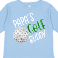 thumbnail image 4 of Inktastic Papa's Golf Buddy with Golf Ball Boys or Girls Long Sleeve Toddler T-Shirt, 4 of 5
