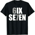 thumbnail image 1 of Fun Six Seven Meme Design Trendy Internet Humor Unisex T-Shirt, 1 of 4