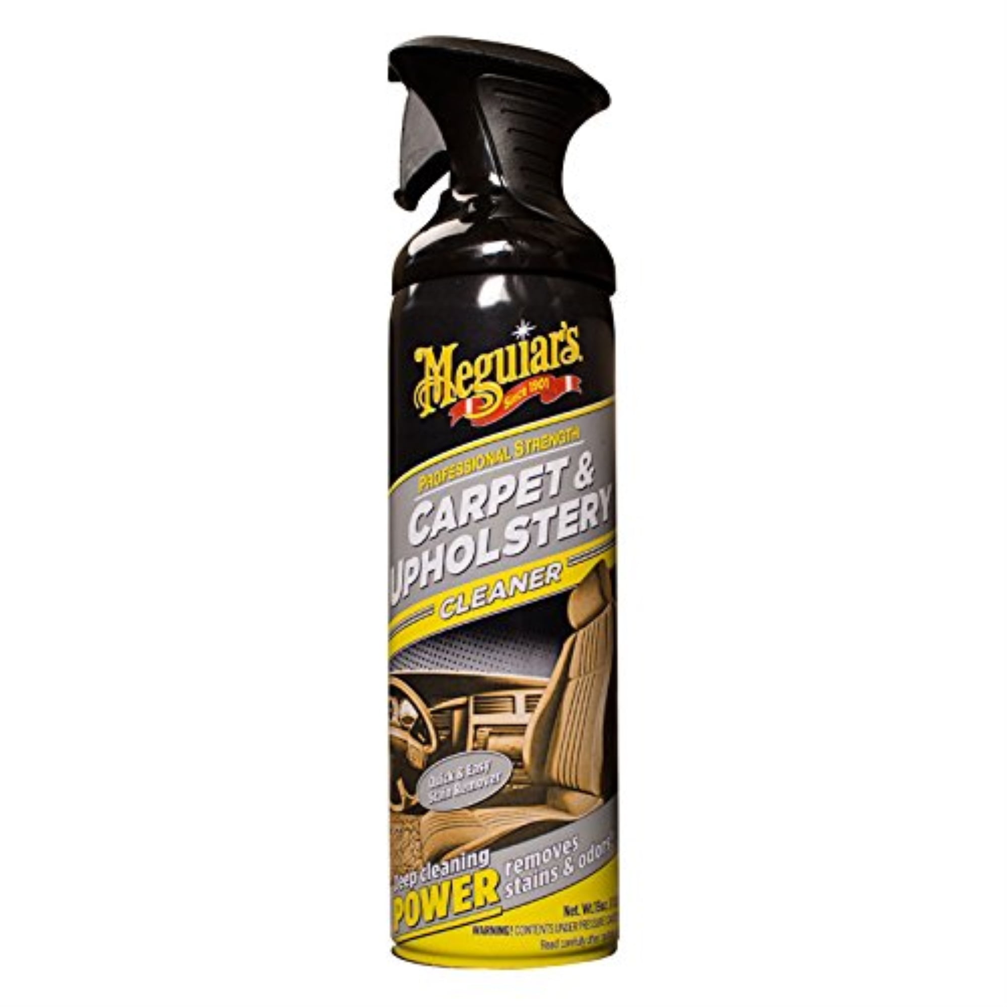 Meguiar’s Carpet & Upholstery Cleaner Deep Cleaning Power Removes Stains and Odors G9719, 19