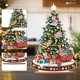 thumbnail image 3 of Adorno de mesa con pintura de diamantes, Navidad de madera para decoración de mesa y oficina (#6), 3 of 9