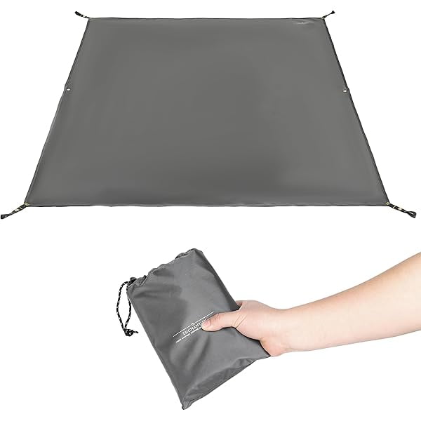 Empreinte de Tenteenchantify, Bâche de Camping Imperméable, Économiseur de Sol Robuste, Feuille de Sol Ultralégère, Extérieur, Sac à Cordon Inclus, Randonnée, Camping, Plage, Hamac, Pique-Nique