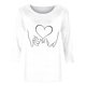 thumbnail image 3 of Tops de Cuello Redondo para las Mujeres Moda Impresa 3/4 Mangas Blusa Casual Top, Estante de Imitación, 3 of 5